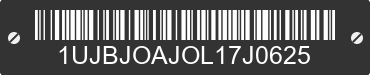 2020 JAYCO Jayco 1UJBJOAJOL17J0625 VIN decoded