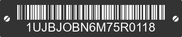 2021 JAYCO Jayco 1UJBJOBN6M75R0118 VIN decoded