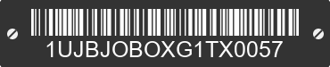 2016 JAYCO Jayco 1UJBJOBOXG1TX0057 VIN decoded