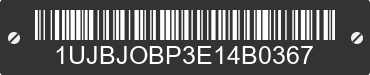 2014 JAYCO Jayco 1UJBJOBP3E14B0367 VIN decoded