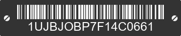 2015 JAYCO Jayco 1UJBJOBP7F14C0661 VIN decoded