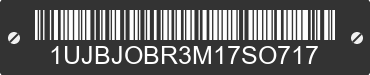 2021 JAYCO Jayco 1UJBJOBR3M17SO717 VIN decoded