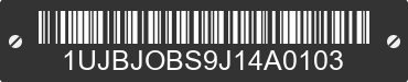 2018 JAYCO Jayco 1UJBJOBS9J14A0103 VIN decoded