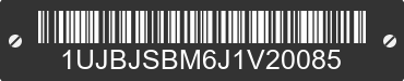 2018 JAYCO Jayco 1UJBJSBM6J1V20085 VIN decoded
