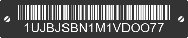 2021 JAYCO Jayco 1UJBJSBN1M1VDOO77 VIN decoded