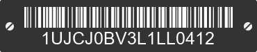 2020 JAYCO Jayco 1UJCJ0BV3L1LL0412 VIN decoded