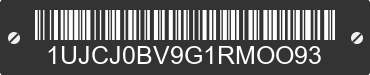 2016 JAYCO Jayco 1UJCJ0BV9G1RMOO93 VIN decoded