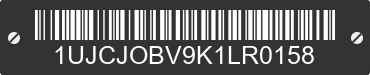 2019 JAYCO Jayco 1UJCJOBV9K1LR0158 VIN decoded