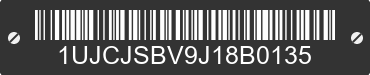2018 JAYCO Jayco 1UJCJSBV9J18B0135 VIN decoded
