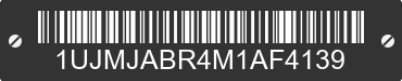 2021 JAYCO Jayco 1UJMJABR4M1AF4139 VIN decoded