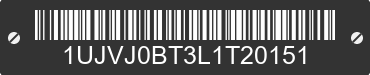 2020 JAYCO Jayco 1UJVJ0BT3L1T20151 VIN decoded