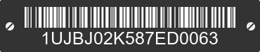2008 JAYCO RV Trailer 1UJBJ02K587ED0063 VIN decoded