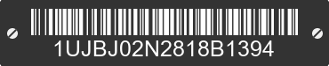 2008 JAYCO RV Trailer 1UJBJ02N2818B1394 VIN decoded