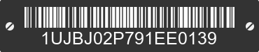 2009 JAYCO RV Trailer 1UJBJ02P791EE0139 VIN decoded
