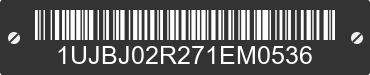 2007 JAYCO RV Trailer 1UJBJ02R271EM0536 VIN decoded