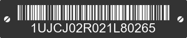 2002 JAYCO RV Trailer 1UJCJ02R021L80265 VIN decoded