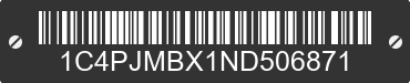 2022 JEEP Cherokee 1C4PJMBX1ND506871 VIN decoded