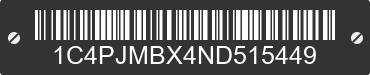 2022 JEEP Cherokee 1C4PJMBX4ND515449 VIN decoded