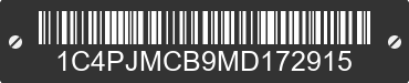 2021 JEEP Cherokee 1C4PJMCB9MD172915 VIN decoded