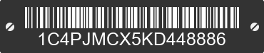 2019 JEEP Cherokee 1C4PJMCX5KD448886 VIN decoded