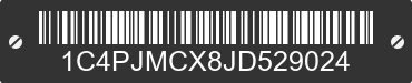 2018 JEEP Cherokee 1C4PJMCX8JD529024 VIN decoded
