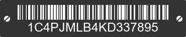 2019 JEEP Cherokee 1C4PJMLB4KD337895 VIN decoded