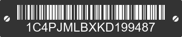 2019 JEEP Cherokee 1C4PJMLBXKD199487 VIN decoded