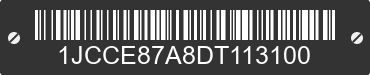 1983 JEEP CJ-7 1JCCE87A8DT113100 VIN decoded