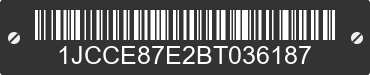 1981 JEEP CJ-7 1JCCE87E2BT036187 VIN decoded