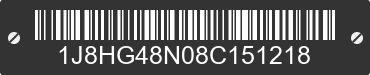 2008 JEEP Commander 1J8HG48N08C151218 VIN decoded