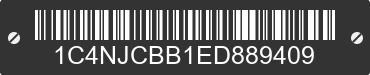 2014 JEEP Compass 1C4NJCBB1ED889409 VIN decoded