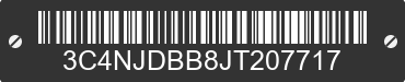 2018 JEEP Compass 3C4NJDBB8JT207717 VIN decoded