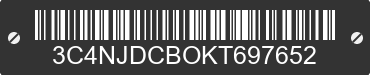 2019 JEEP Compass 3C4NJDCBOKT697652 VIN decoded