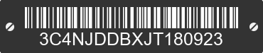 2018 JEEP Compass 3C4NJDDBXJT180923 VIN decoded