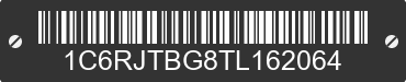 2026 JEEP Gladiator 1C6RJTBG8TL162064 VIN decoded