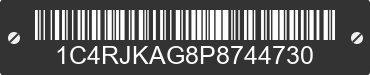2023 JEEP Grand Cherokee L 1C4RJKAG8P8744730 VIN decoded
