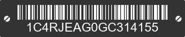 2016 JEEP Grand Cherokee 1C4RJEAG0GC314155 VIN decoded