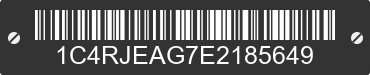 2014 JEEP Grand Cherokee 1C4RJEAG7E2185649 VIN decoded