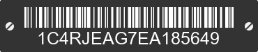2014 JEEP Grand Cherokee 1C4RJEAG7EA185649 VIN decoded