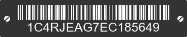 2014 JEEP Grand Cherokee 1C4RJEAG7EC185649 VIN decoded
