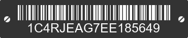 2014 JEEP Grand Cherokee 1C4RJEAG7EE185649 VIN decoded