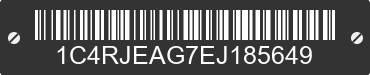 2014 JEEP Grand Cherokee 1C4RJEAG7EJ185649 VIN decoded