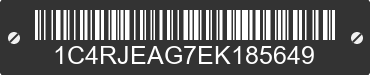 2014 JEEP Grand Cherokee 1C4RJEAG7EK185649 VIN decoded