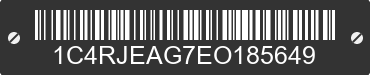 2014 JEEP Grand Cherokee 1C4RJEAG7EO185649 VIN decoded