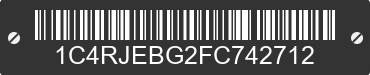 2015 JEEP Grand Cherokee 1C4RJEBG2FC742712 VIN decoded