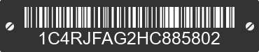 2017 JEEP Grand Cherokee 1C4RJFAG2HC885802 VIN decoded