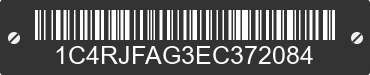 2014 JEEP Grand Cherokee 1C4RJFAG3EC372084 VIN decoded