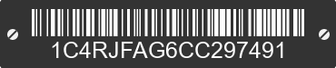 2012 JEEP Grand Cherokee 1C4RJFAG6CC297491 VIN decoded