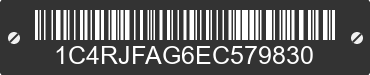 2014 JEEP Grand Cherokee 1C4RJFAG6EC579830 VIN decoded