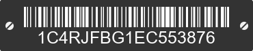 2014 JEEP Grand Cherokee 1C4RJFBG1EC553876 VIN decoded